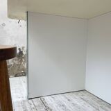 80s lacquered desk and mirror