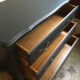 Black vintage chest of drawers