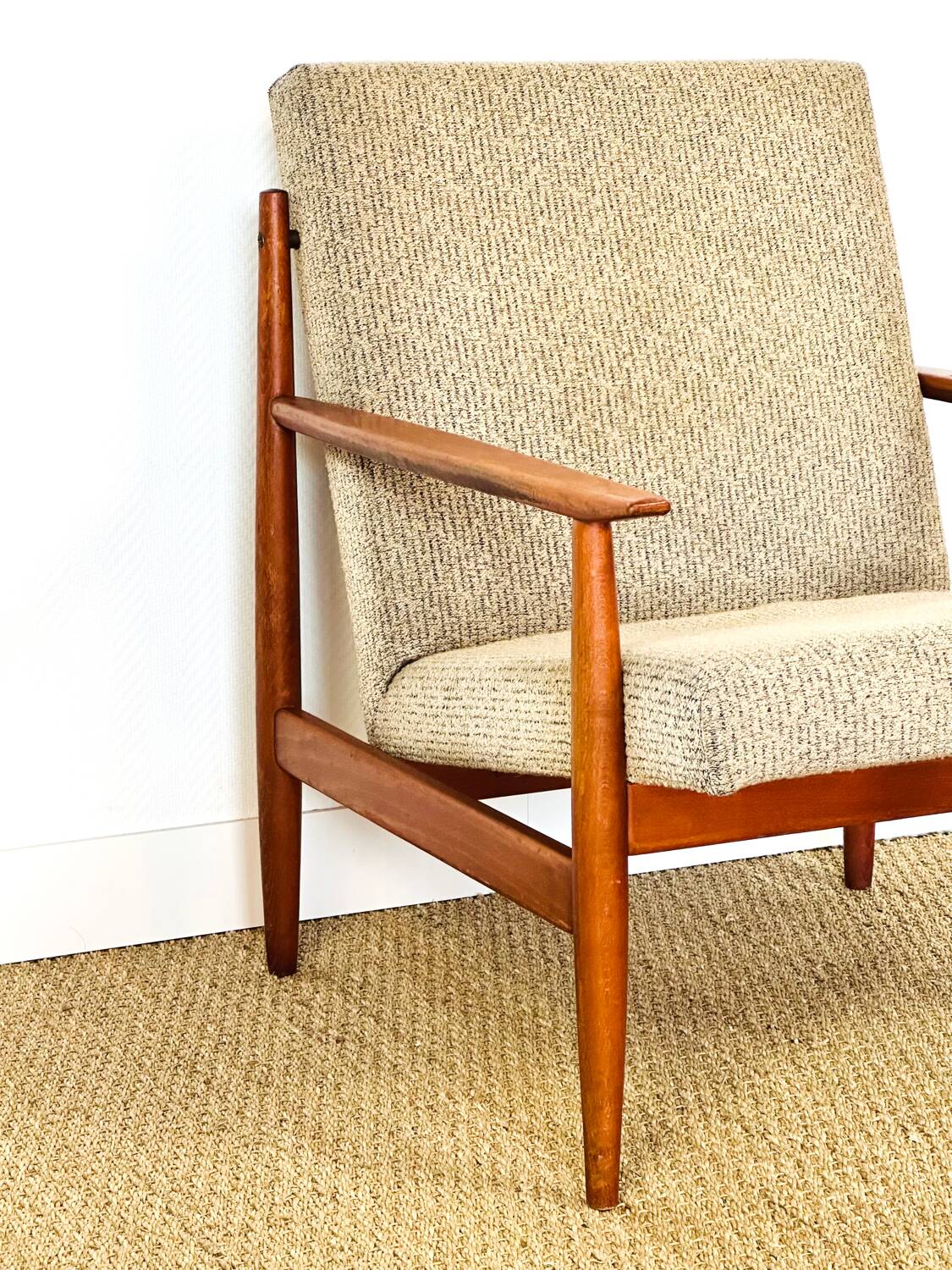 Scandinavian teak armchair 1960