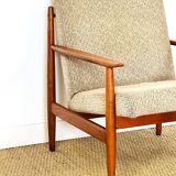 Scandinavian teak armchair 1960