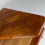 Minerva teak coffee table corner table Hvidt Mølgaard-Nielsen Danish