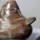 Petit vase brutaliste artisanal céramique vernissée début des années 2000