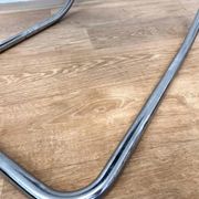Chrome leather Bauhaus chair Thonet MR 10 by Ludwig Mies van der Rohe - 1980s