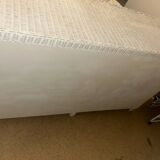 Commode rotin vintage