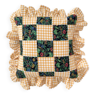 Coussin patchwork