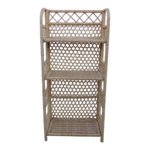Étagère en rotin pliable