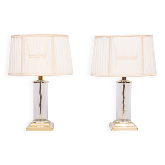 set Hollywood Regency Table Lamps 1970s