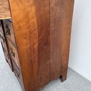 Commode en bois de burl vintage