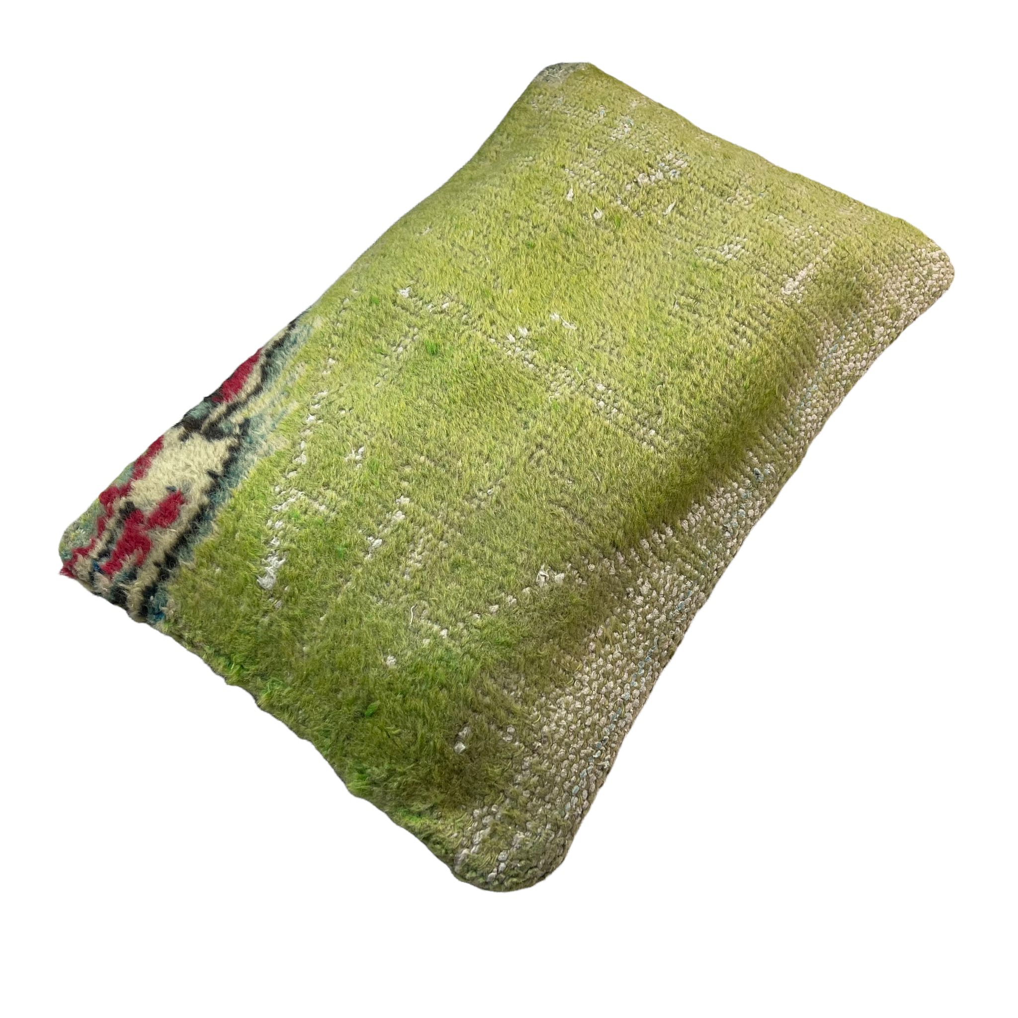 Vintage turkish rug cushion cover, 30 x 50 cm