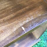 Walnut veneer shelf