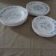 18 Plates Flat Desserts Hollow VERONICA BLUE FLOWERS Arcopal forget-me-not Lot EJ