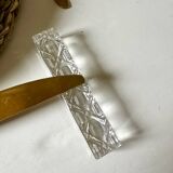 Set of 12 crystal knife holders