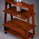 Teak Serving Trolley with Champagne Bucket, Denmark, 1960s