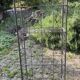 Folding iron shelf