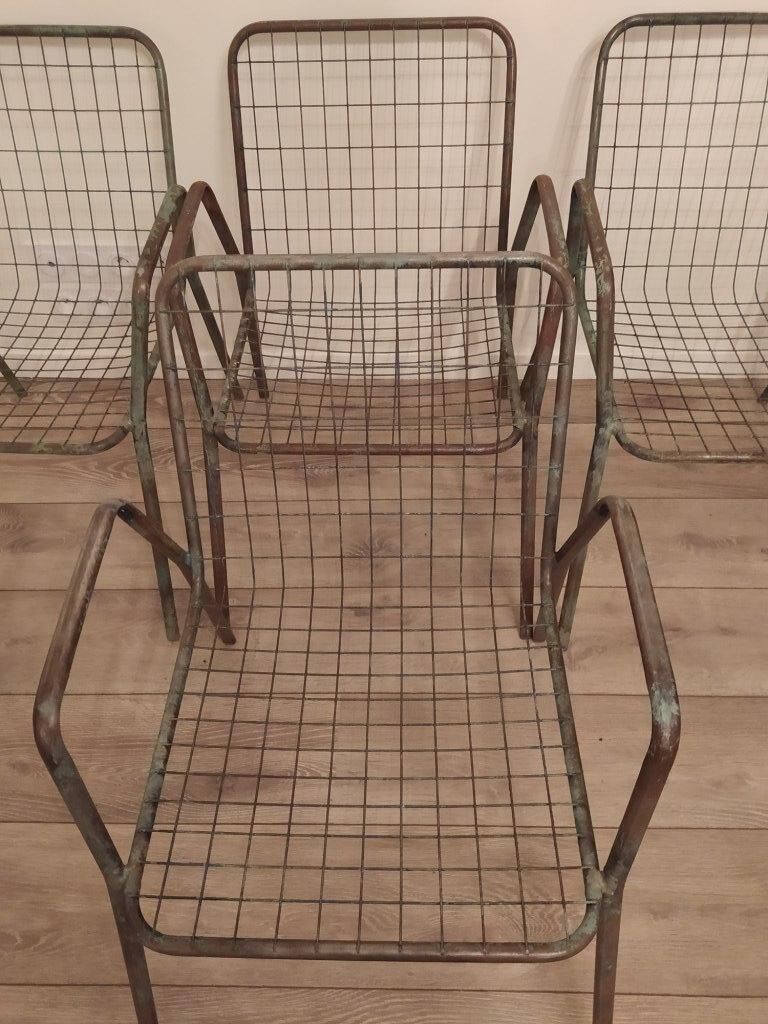 4 EMU metal Rio model chairs