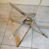 Table basse ronde années 80/90