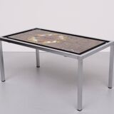 Belarti Ceramic tile Table set of 3 Belgian 1970s