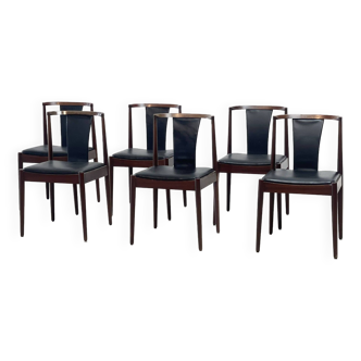 Leather Casala dining chairs