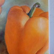 Still life painting "peppers"