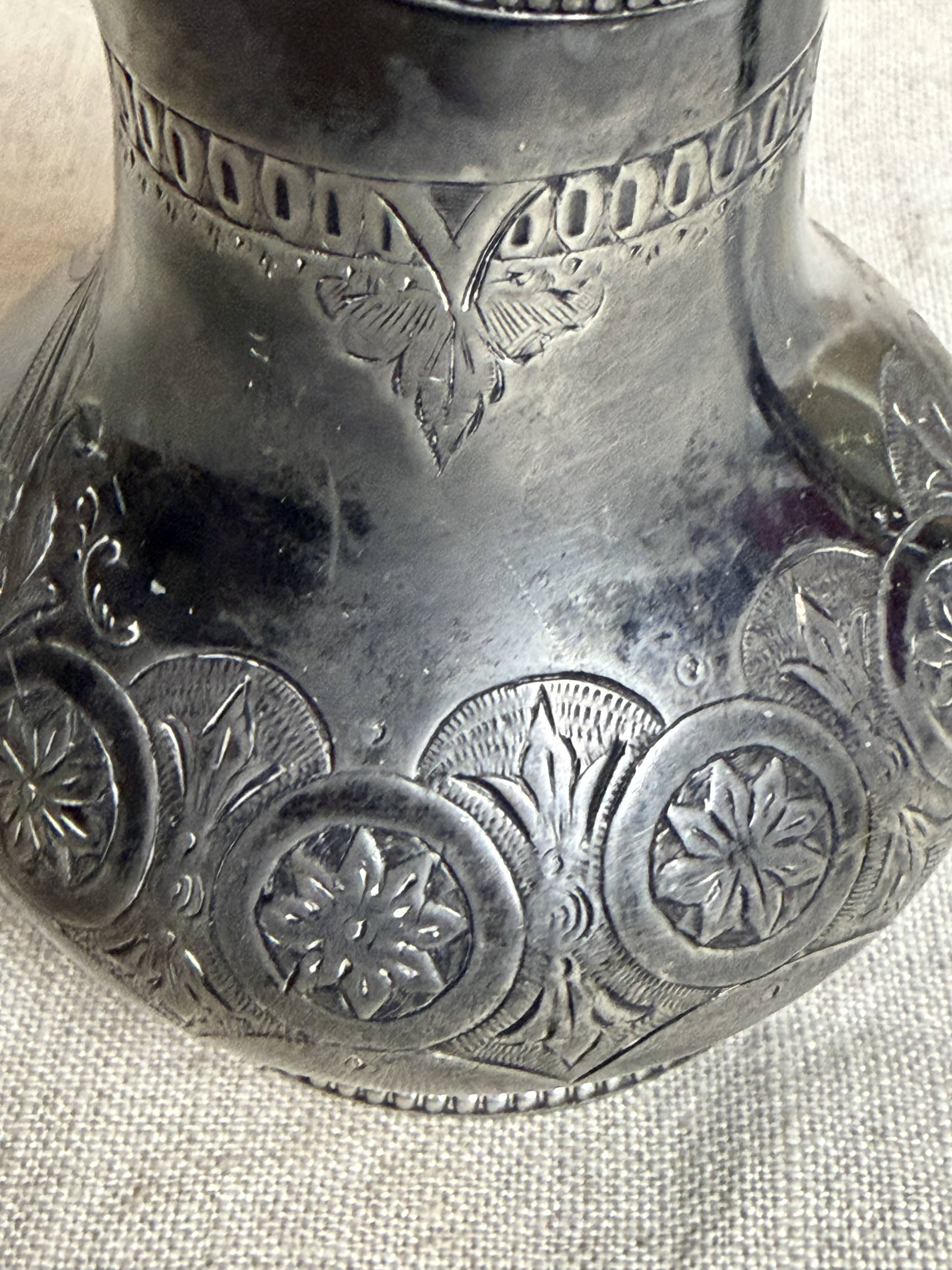 Pot à lait en métal argenté, 1870