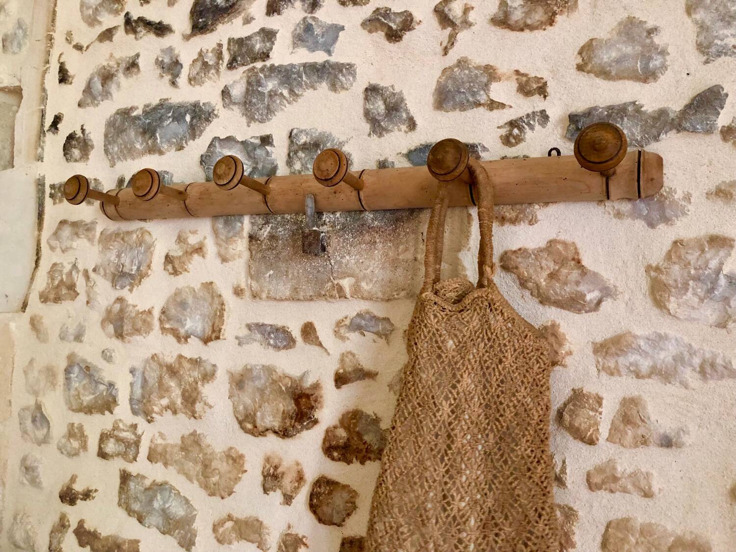 Wooden coat hooks from the 1930s