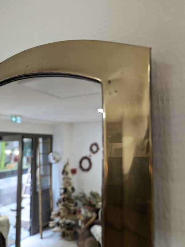 Brass mirror