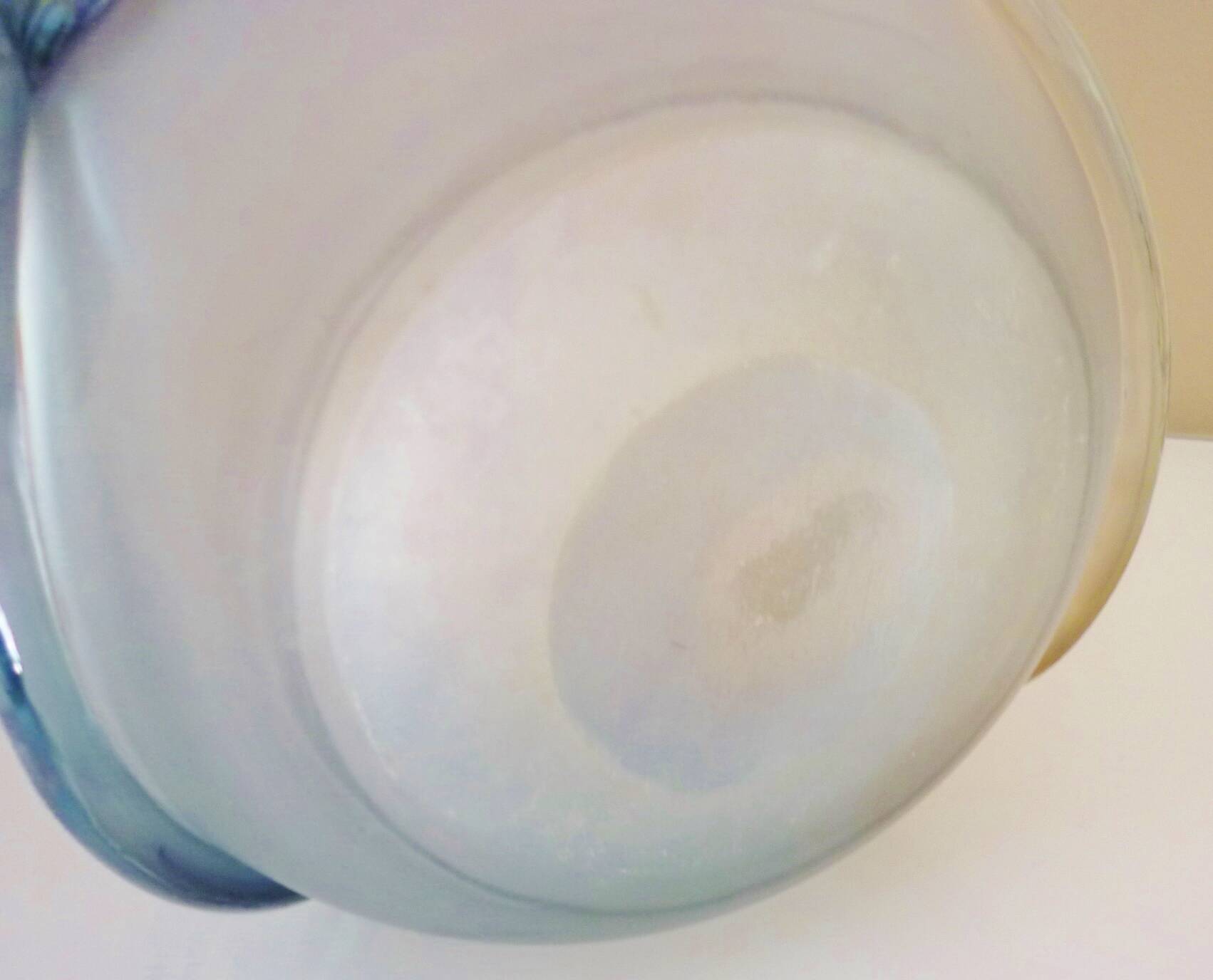 Large designer vase, signed Jon Art, modernist, abstract decorations