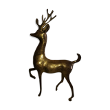 Cerf en laiton