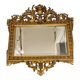 Napoleon III mirror in gilded stucco