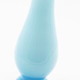 Blue opaline vase