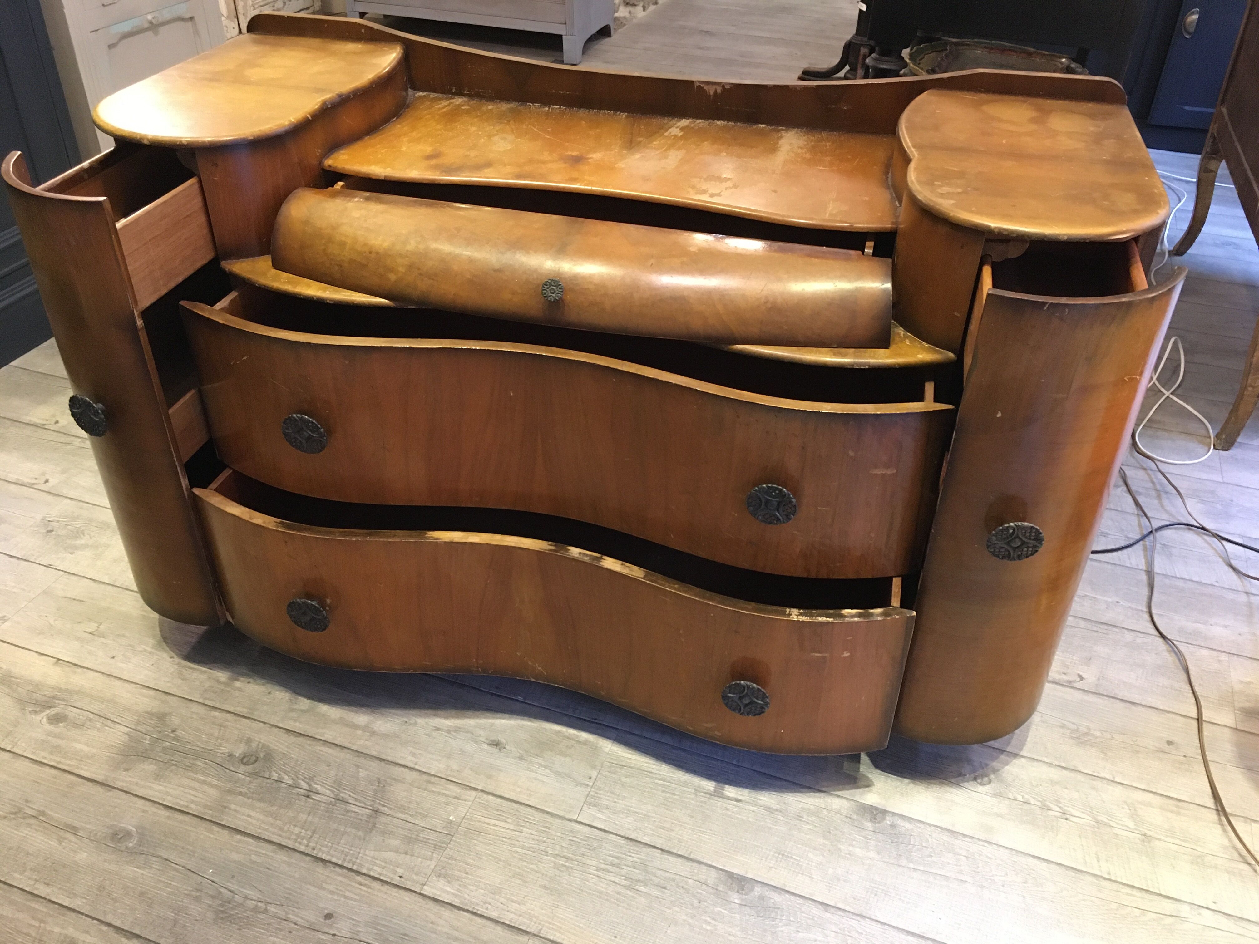 Old English furniture 1930 art deco