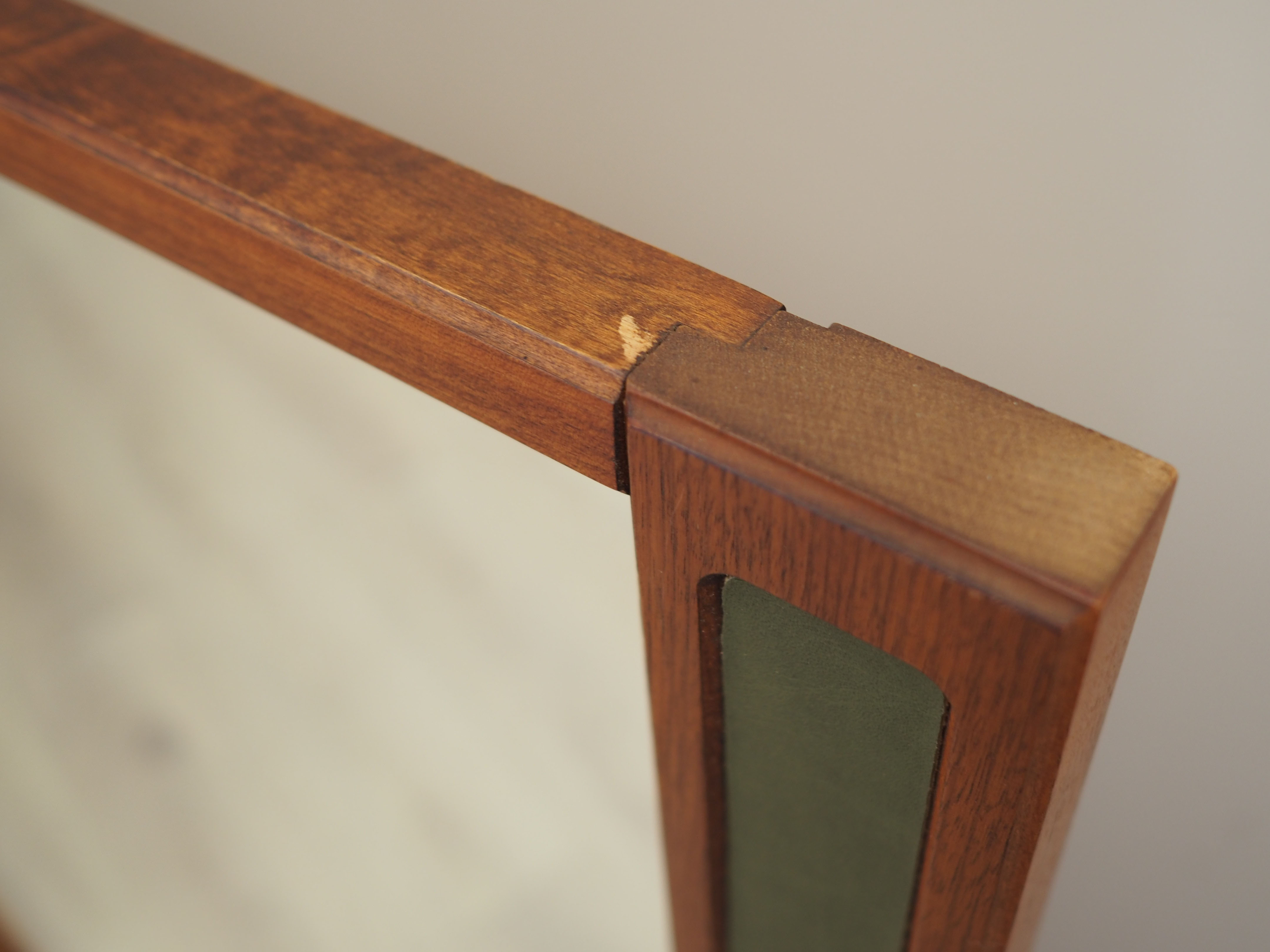 Teak mirror, Danish design, 1970s, production Denmark, 93x124 cm