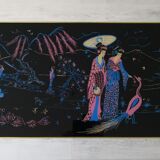 Table low feet spindles 60s/70s