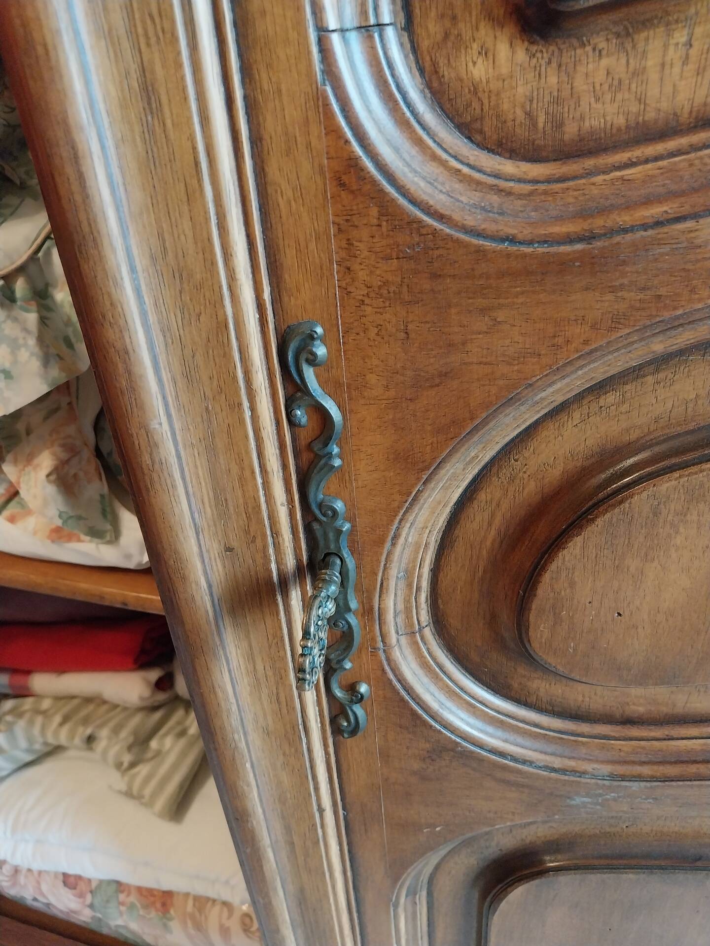 Three-door wardrobe