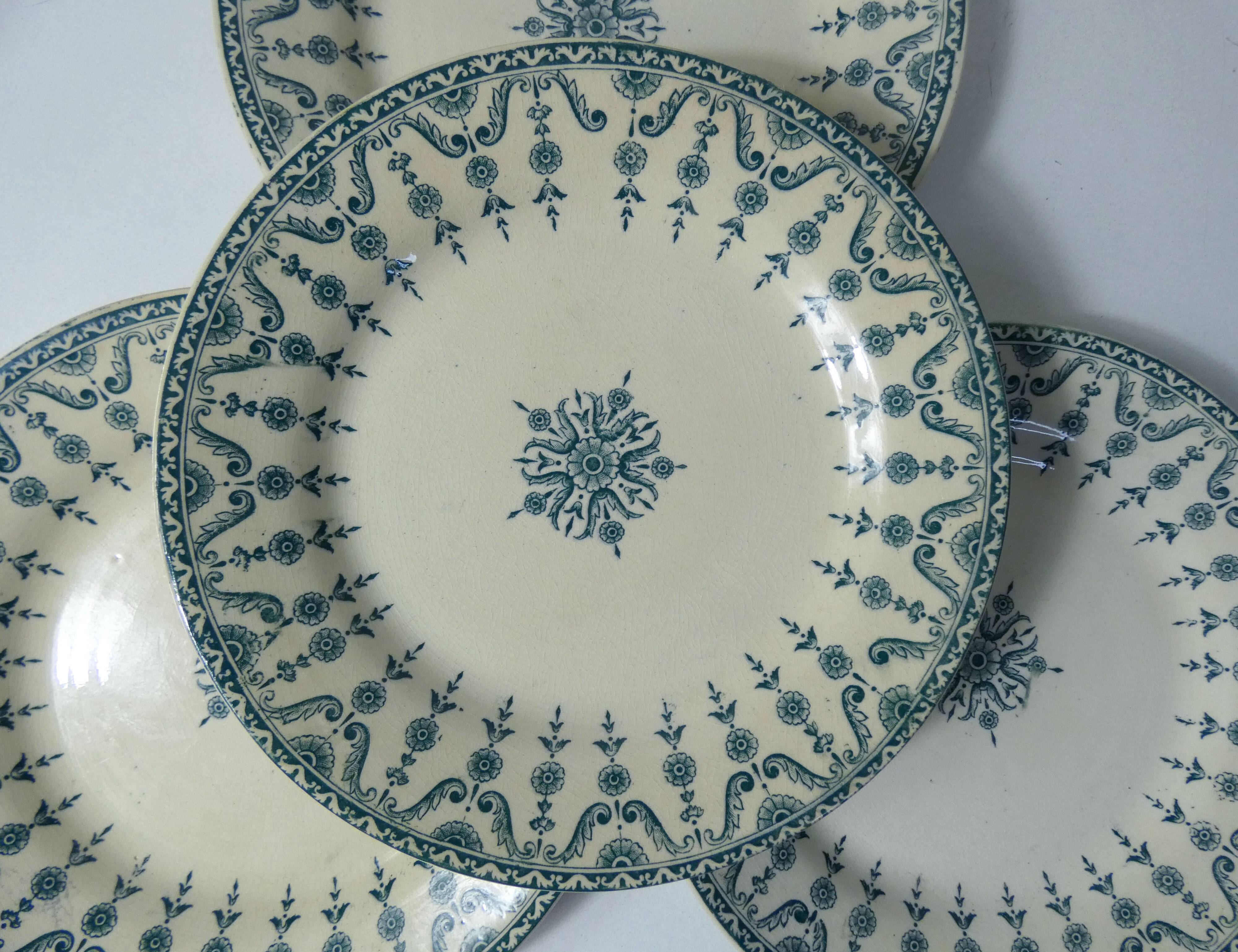 Iron earth 6 flat plates gien florentin