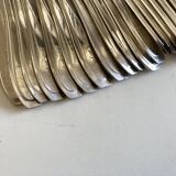Set of 12 knives and 12 forks of brasserie La Coupole 1970