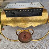 Paire d'appliques muraies en laiton doré 1970