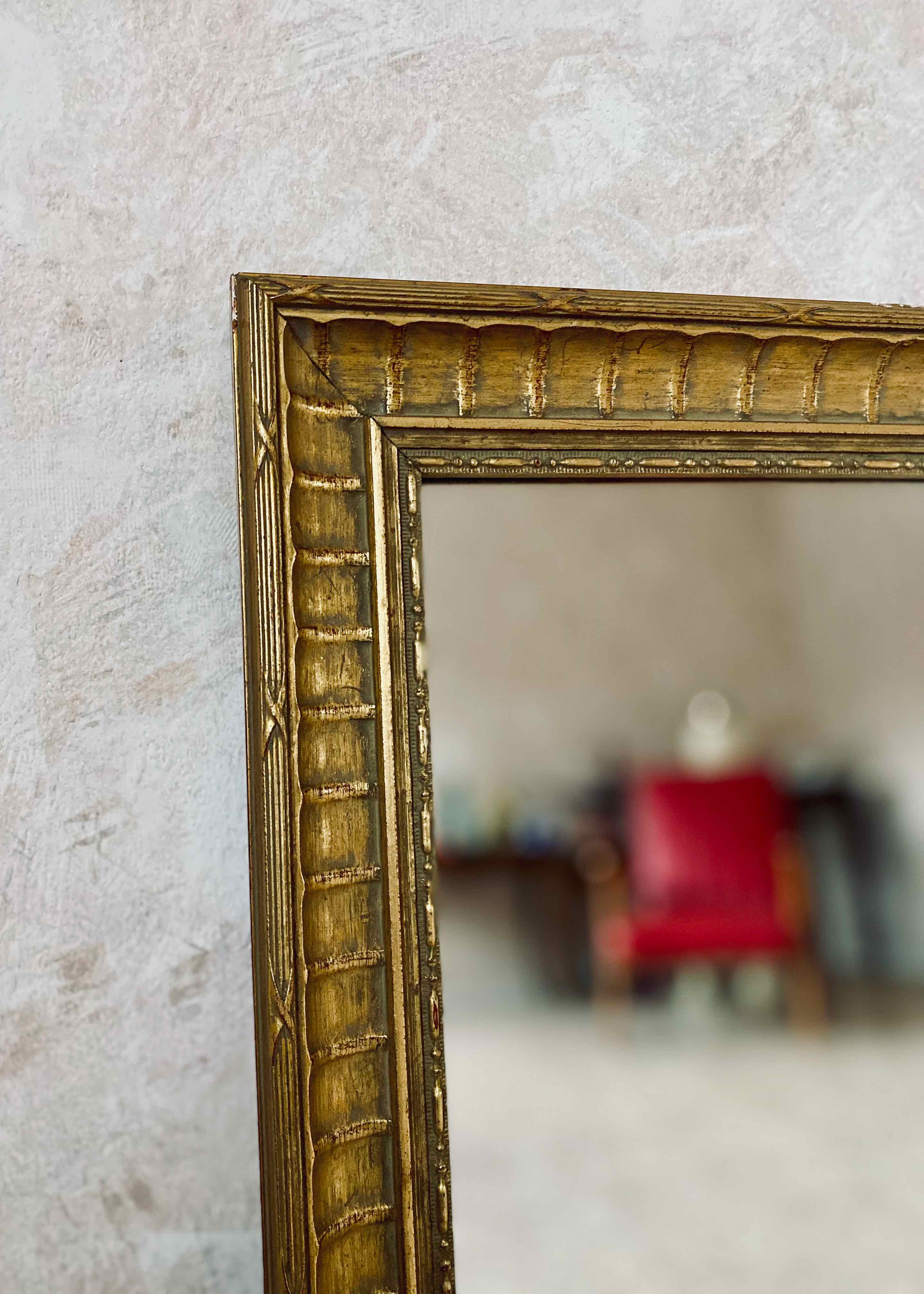 Gilded wooden mirror 30s