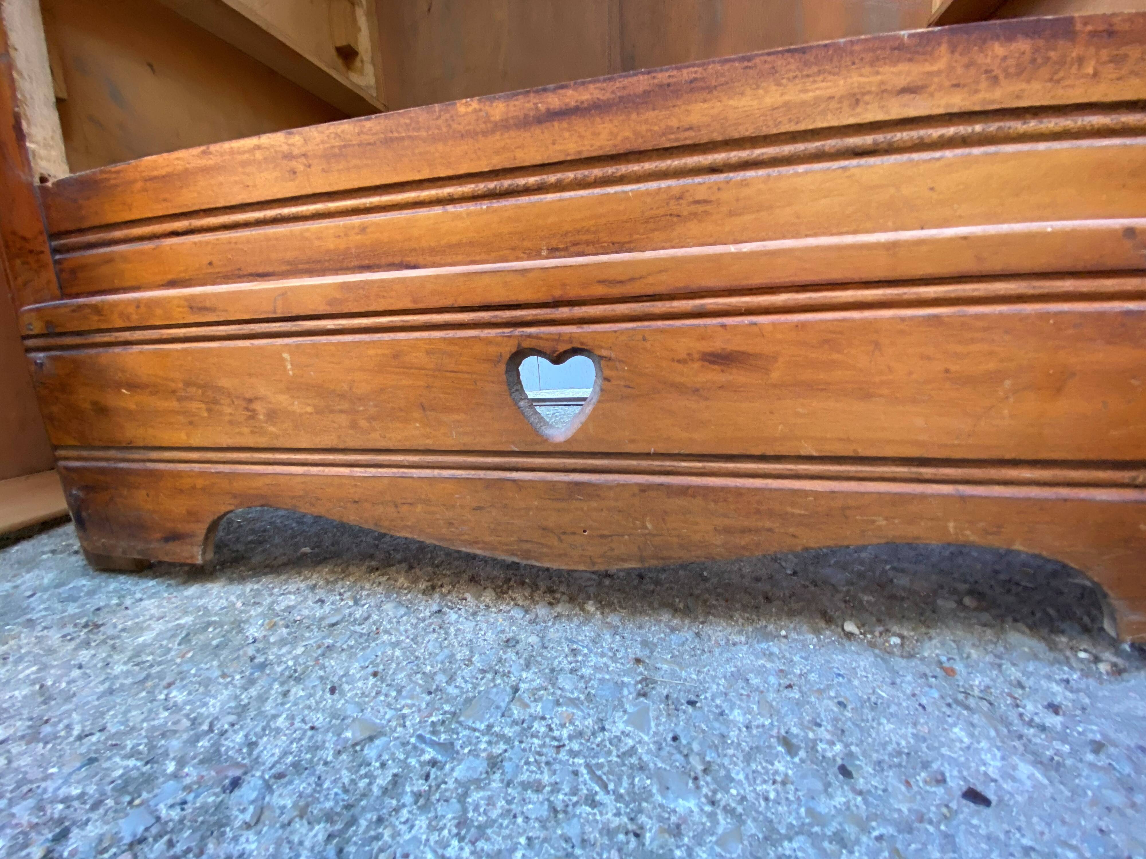 Meuble de métier de rangement commode haute en bois blanc 1950