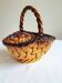 Vintage woven ceramic basket