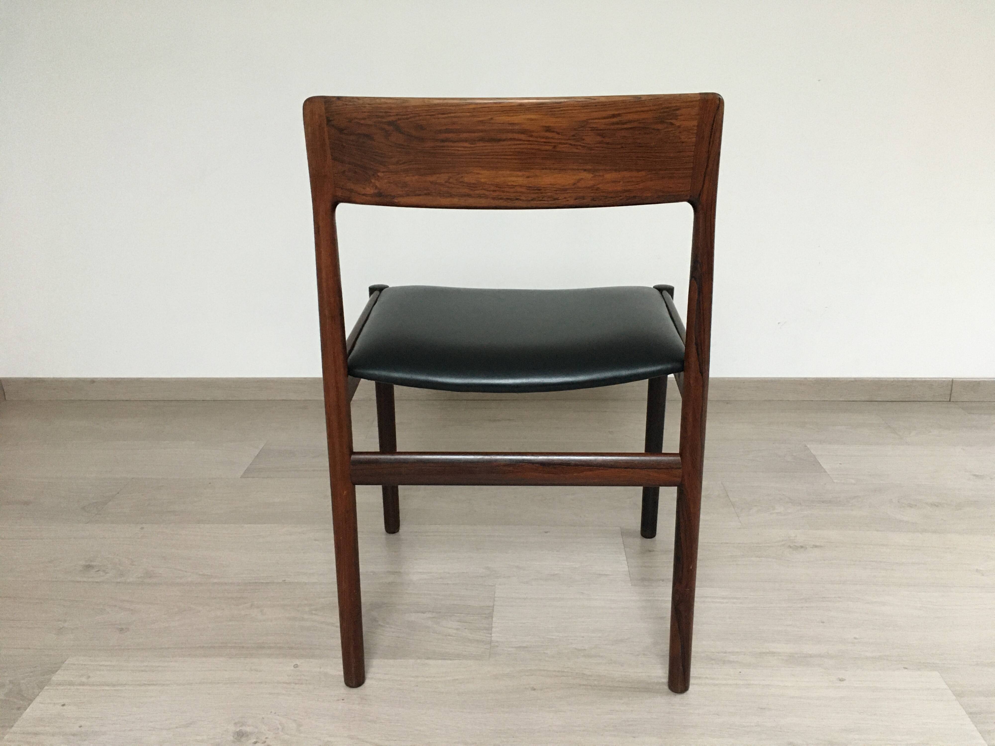 Chaise scandinave  Nørgaard Mobelfabrik Rodding Denmark 1960