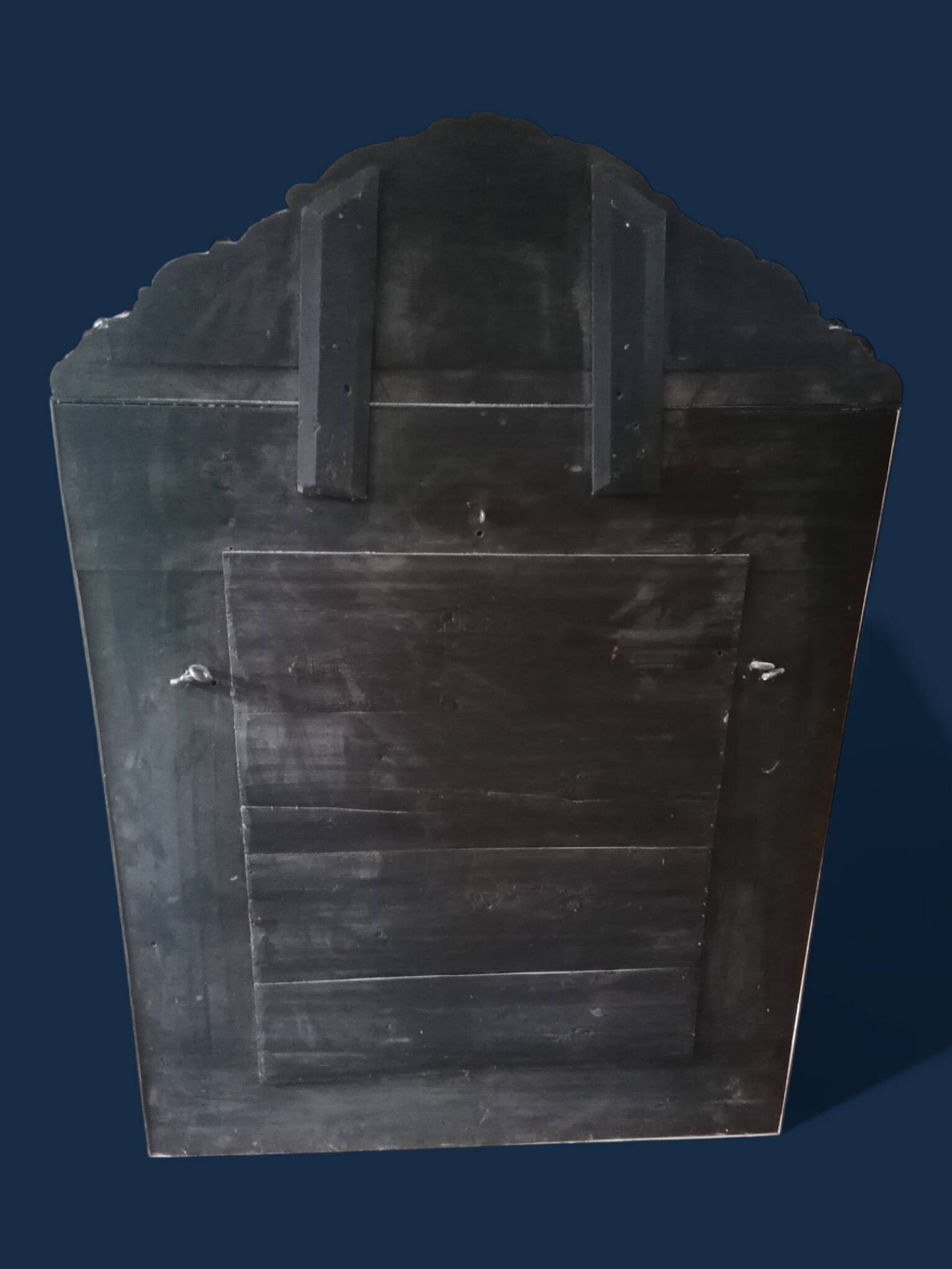 Napoleon III / Victorian style mirror with enclosed panels - Large format.