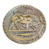 Max Le Verrier – Bull Vide-Poche in Bronze – Art Deco