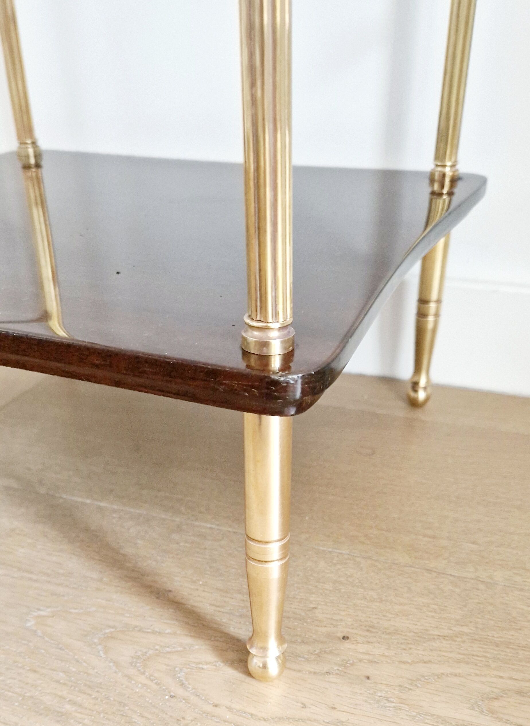 Vintage pedestal table 70s