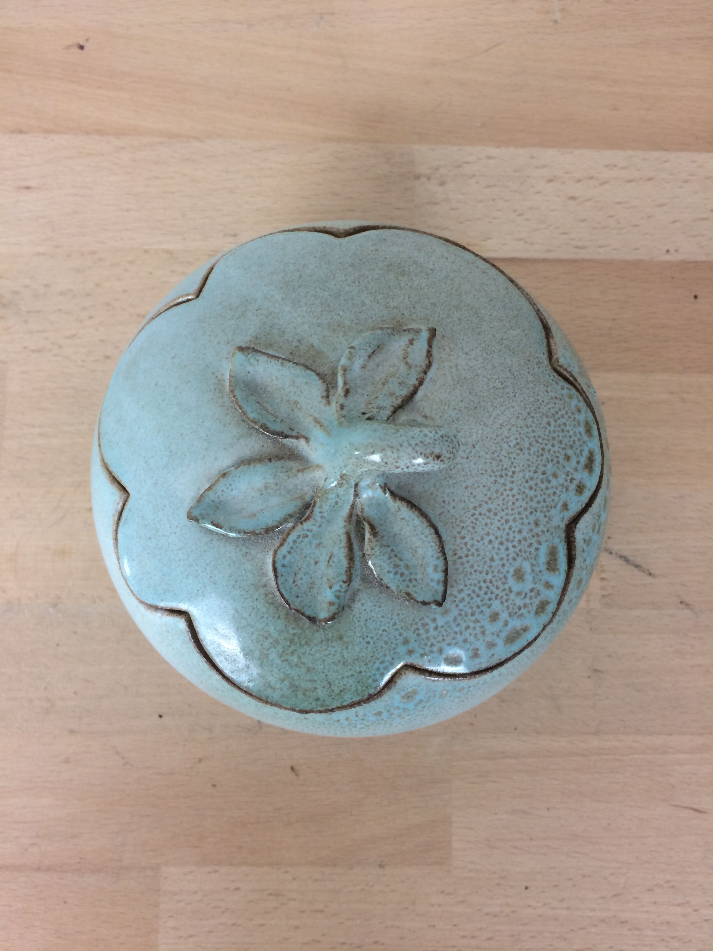 Grimaud ceramic round candy, blue