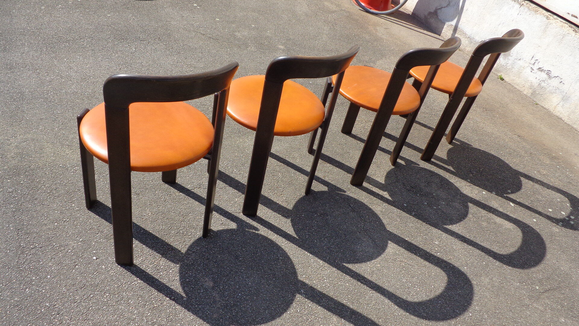 Set of 4 Bruno Rey chairs