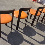 Set of 4 Bruno Rey chairs
