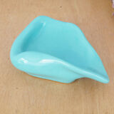 Vintage ashtray in earthenware, organic form