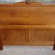 Art Deco walnut bed for 140/190cm base