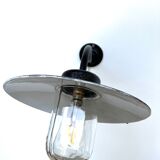 Wall lamp COL de Cygne authentic steel cast old lamp 1920 1930